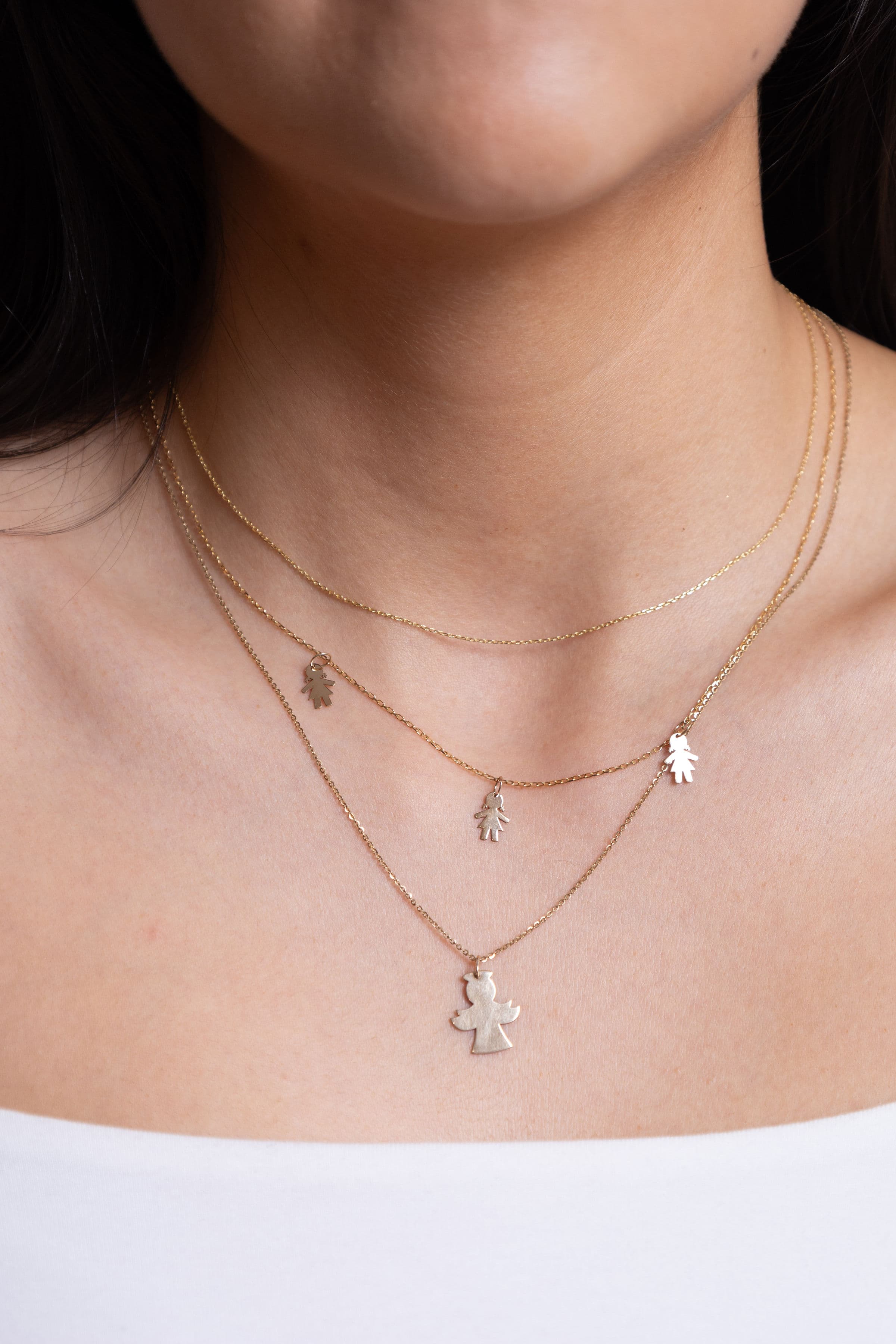 Varias cadenas en capas